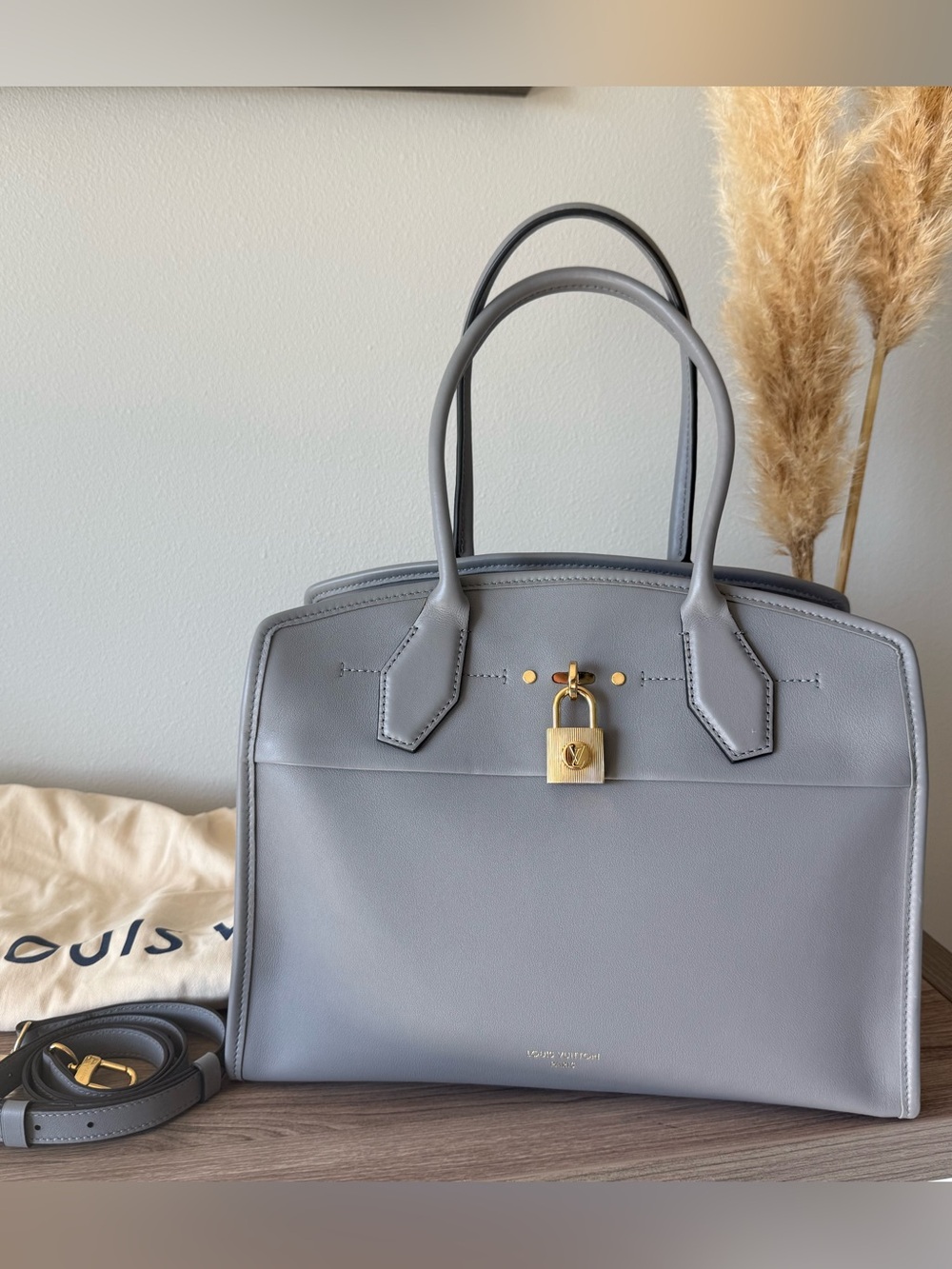 Louis Vuitton City Steamer Soft MM in Gris
